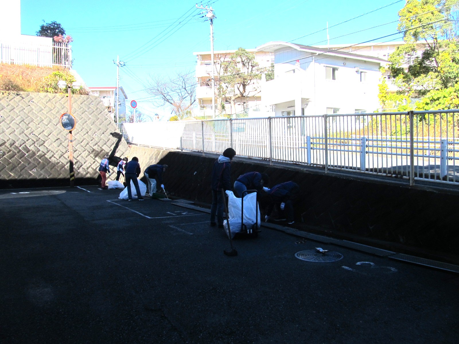 側溝のそうじ 側溝のそうじ