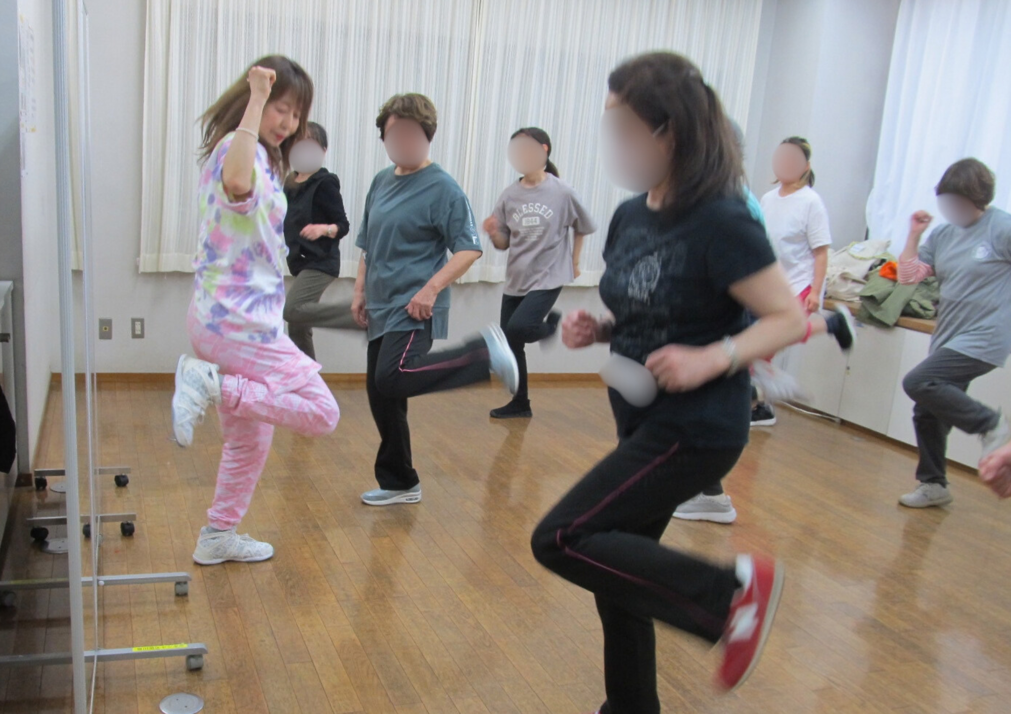 ZUMBAの様子 ZUMBAの様子